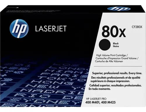 Toner Hp 80x Negro 400 M401 M425 Cf280x Factura A B C 80 Negro