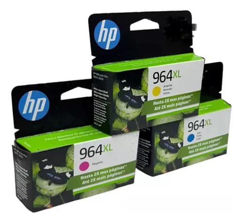 Kit 3 Cartuchos Tinta Para Hp 964xl Color