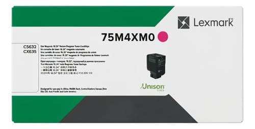Toner Le 75m4xm0 Color Magenta Para Cs632 Cx632 Cx635 Magenta