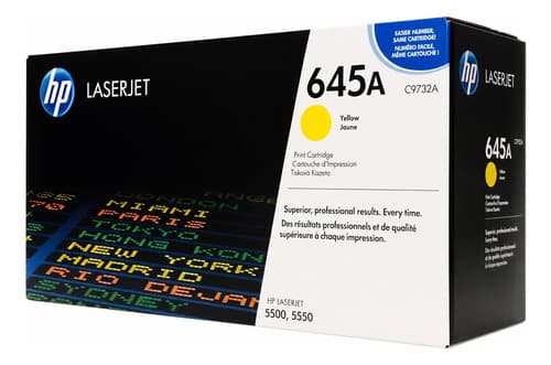 Toner Hp C9732a C9732 9732 645a 645 Lj5500 5500 Factura A B Amarillo