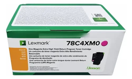 Toner Lexmark 78c4xm0 Cs420 Cs520 Cs620 Cx420 Cx520 Cx620 Magenta