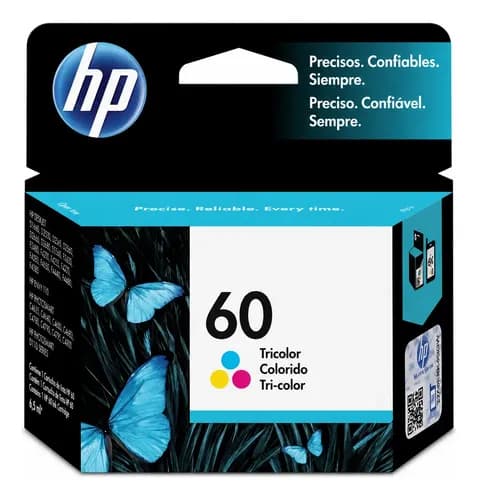 Cartucho De Tinta Hp 60 Tricolor F4224 F4480 D110a C4780