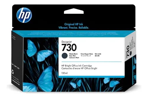 Cartucho Hp 730 P2v65a Negro Mate 130ml T1600 T1700 T2600