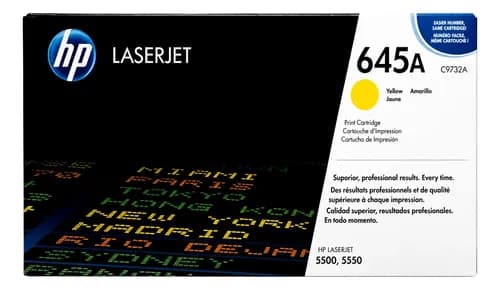 Toner Hp 645a 645 C9732a C9732 9732 Lj5500 5500 Original 645 Amarillo