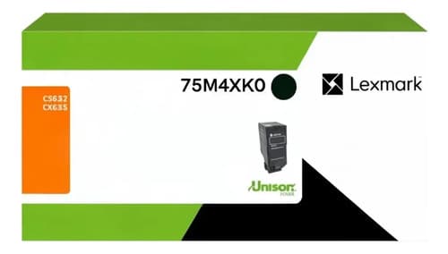 Tóner Lexmark 75m4xk0 Color Negro Original Para Cs632 Cx632 Cx635