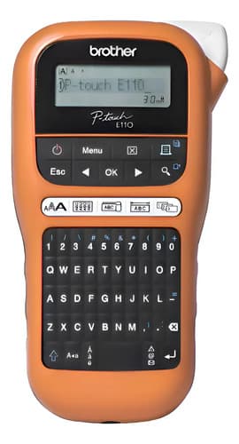 Rotuladora Industrial Portátil Brother Pt-e110vp Portátil Co Naranja