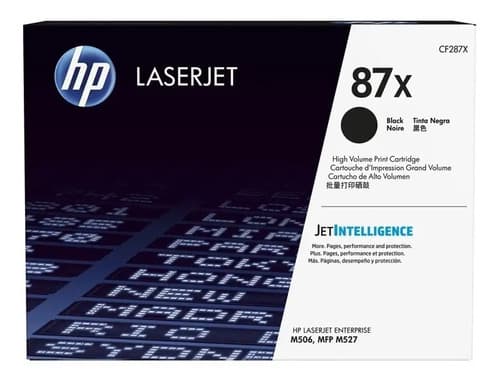 Toner Hp 87x Cf287x M506 M527 Original Factura Negro