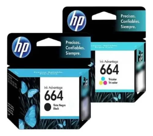 Kit De Cartuchos Hp 664 En Negro Y Color Para 2516,3516,3546,2646