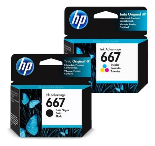 Combo Cartuchos Hp 667 2375 2775 2875 2778 1275 2376 2776