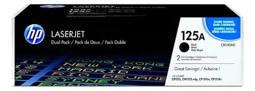 Toner Hp Cb540a 125a Negro Cp 1215 Cm1312 Mfp Cp1515n Cp1815 Negro Hp