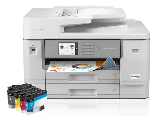 Impresora Brother Color Mfc-j6955dw Multifunción 2 Color Bla Blanco