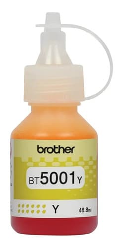 Cartucho De Tinta Brother Bt5001y Color Amarillo De 48.8 Ml