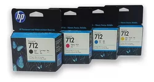 Juego De Cartucho Tinta Hp 712 Designjet Los Colores