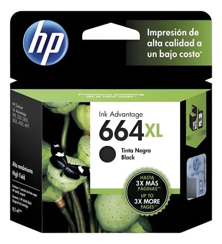 Cartucho Hp 664xl F6v31al 1115 2135 3635 3835 4535 4675
