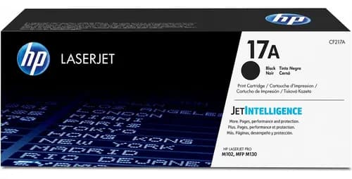 Tóner Hp 17a Negro Cf217a M102 M130 102 130 Negro