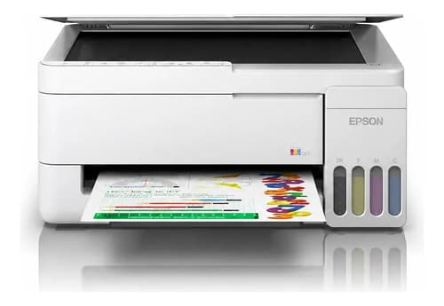 Impresora Multifunción A Color Epson Ecotank L3352 Con Wifi Blanco