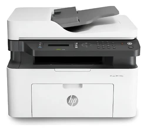 Impresora Multifuncional Hp 137fnw Laser Mfp Blanco Blanco
