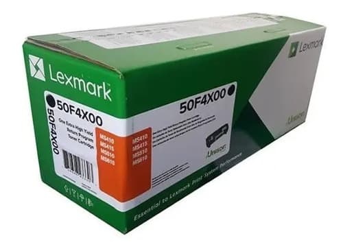 Tóner 50f4x00 Lexmark 504x Ms410 Ms415 Ms510 Ms610 Negro