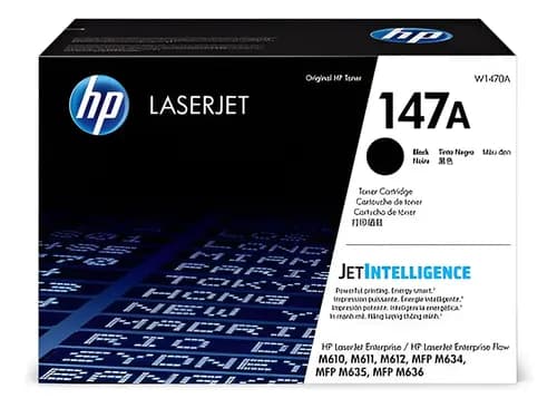Toner Hp 147a W1470a Negro 10500 Copias M610 M612 M634  147 Negro