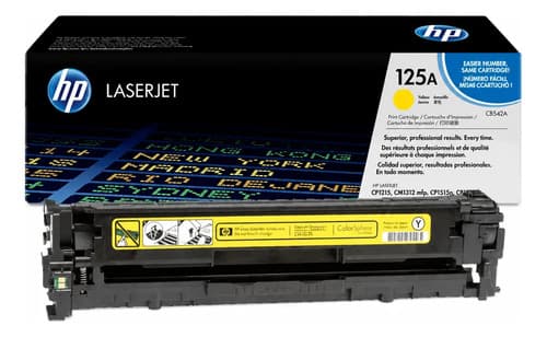 Toner Hp 125a 125 Amarillo Cb542a Cb542 1215 1312 1515 1815 Amarillo Hp