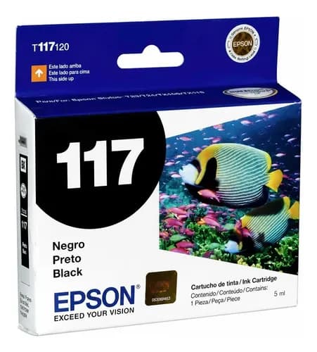 Cartucho Epson T117120 T117 Negro Vencido T23 T24 Tx105 115