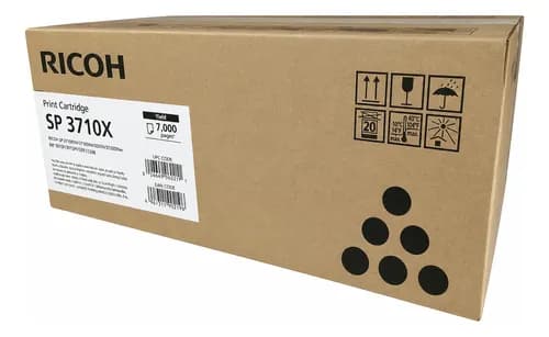 Toner Y Fotoconductor Ricoh Sp3710x S3710x P311 M320 3710dn Negro