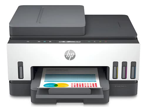 Impresora Multifunción A Color Hp Smart Tank 750 Con Wifi 22 Blanco/gris
