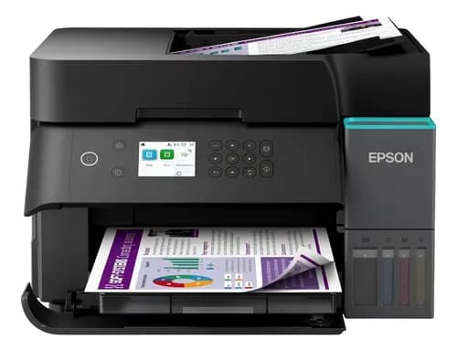 Impresora Epson Multifuncional 3 En 1 Ecotank L6370 Wi-fi Negro
