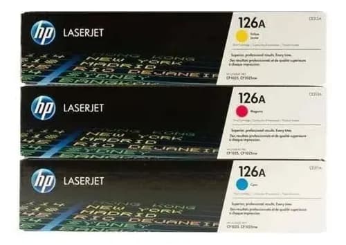 Toner Hp 126a Ce311a Ce312a Ce313a Cian Magenta Amarillo Colores Hp