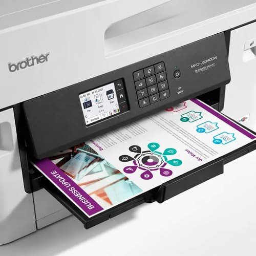 Impresora Multifunción A Color Brother Mfc-j5340dw Con Wifi Blanco