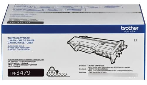 Toner Brother Tn3479 3479 5100 6200 6400 5600 5650 Original Negro