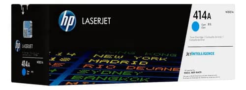 Cartucho De Toner Hp Laserjet W2021a Color Cian