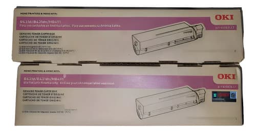 Toner Oki B411 B431 Mb461 Mb471 Mb491 44574708 Original  Negro