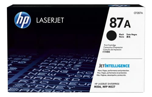Toner Hp 87a Cf287a Negro Original M501 M506 Mfp M527 Negro