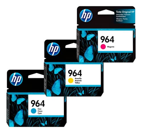 Kit De Cartuchos De Tinta Hp 964 Magenta/cian/amarillo 3