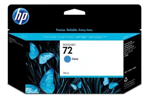 Cartucho De Tinta Hp 72 , Cian De 130 Ml