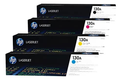 Toner Hp 130a 130 Combo 4 Colore Cf350a Cf351a Cf352a Cf353a Negro/cian/amarillo/magenta