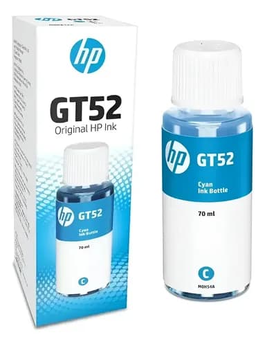 Botella Tinta Hp Gt52 Cian M0h56al Gt 5820 310 410 415 Origi Cian