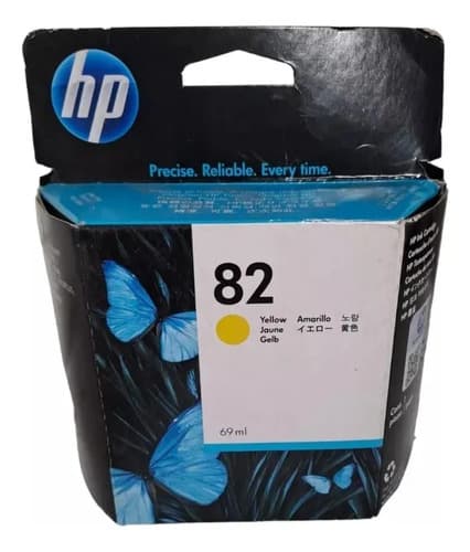 Cartucho Hp 82 Amarillo C4913a 500 510 800 815 820