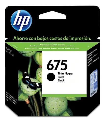 Cartucho De Tinta Hp 675 Cn690al Negro Original Serie Hp4000