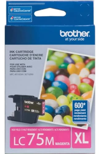 Cartucho Brother Original Lc75m Lc75 Xl Magenta J6710 J6910
