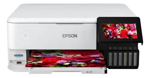 Ecotank L8160 De Epson Fotográfica Conectividad Versátilidad Blanco/negro