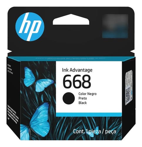 Hp 668 black Ink Advantage Cartridge