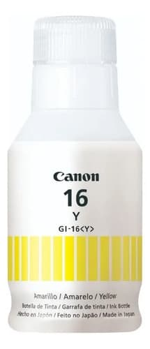 Botellas De Tinta Canon Gi-16 Maxify Gx6010 Gx7010 Tinta Amarillo