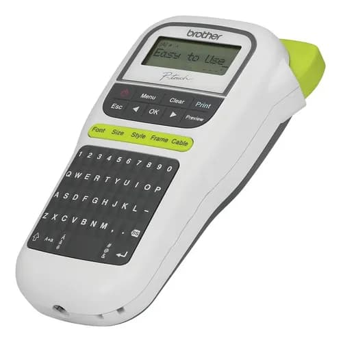 Impresora De Etiquetas Brother Pt-h110 Rotuladora Blanca Color Blanco