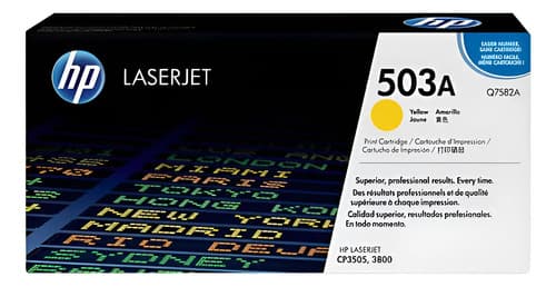 Toner Hp 503a 503 Amarillo Q7582a 7582 Original 503 Amarillo