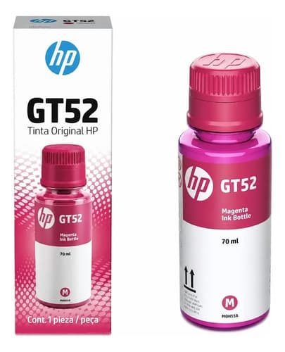 Tinta Hp Gt52 Cian Magenta Amarillo Original $ Por Unidad Gt